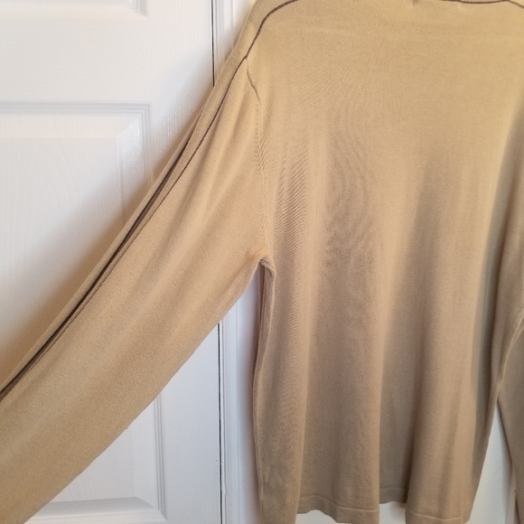 Geoffrey Beene Men Size Medium Tan Sweater - Picture 2 of 5